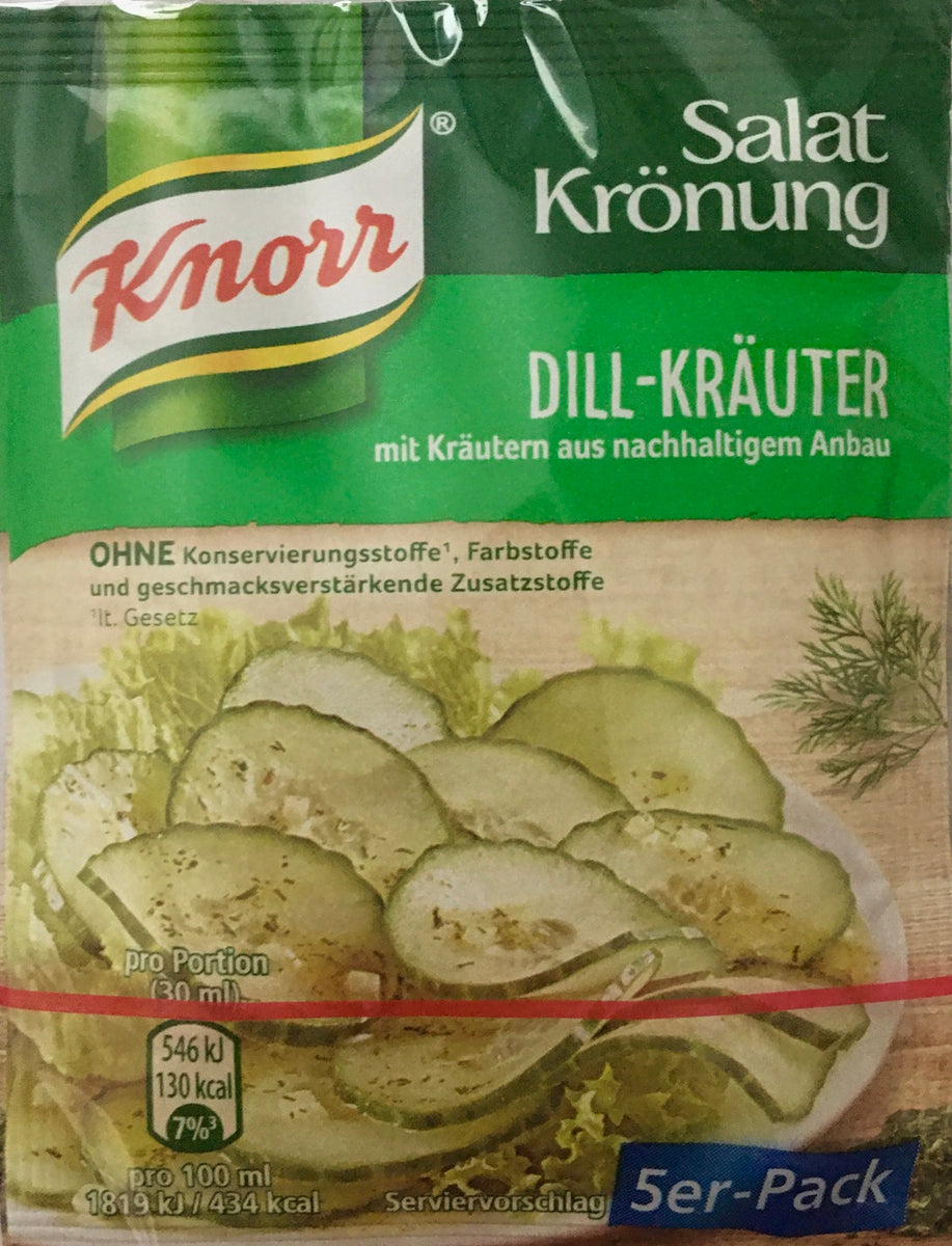 Knorr Salad Dressing Dill Herbs for Cucumber Salad Pack of 5