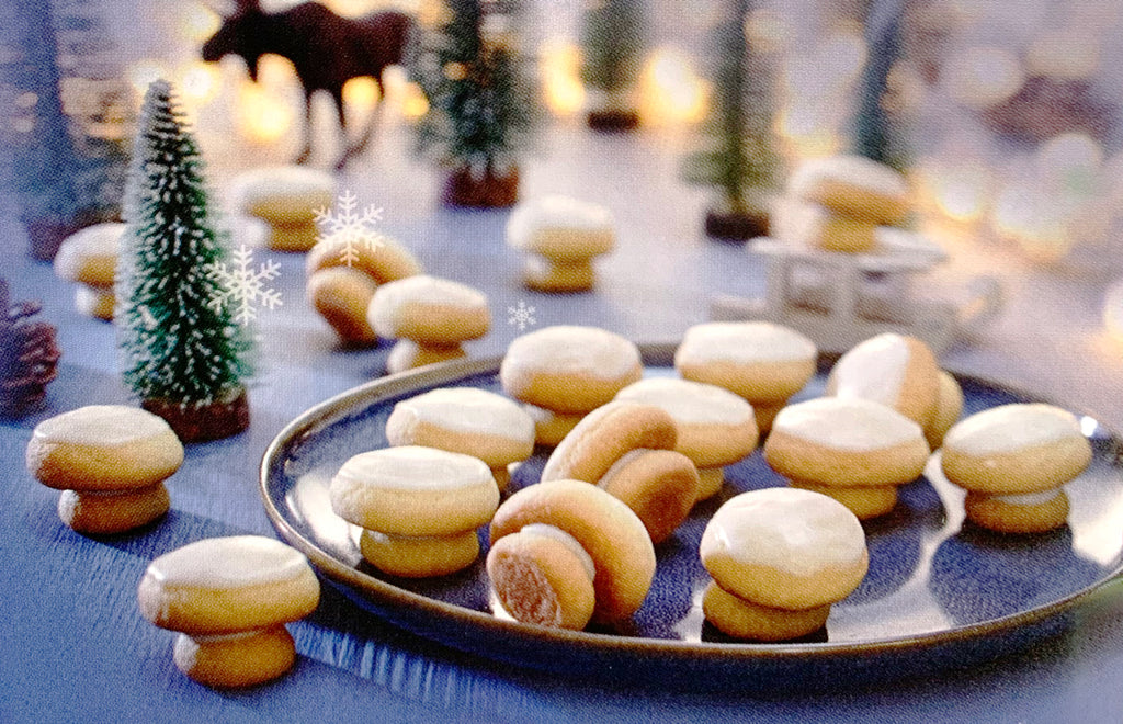 Cute Holiday Mushroom shaped Cookies