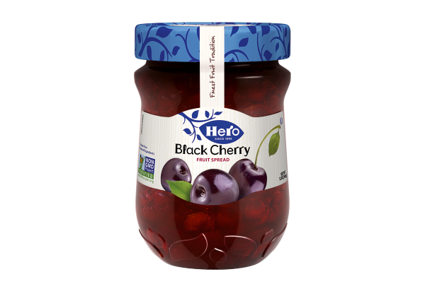 hero black cherry jam fruit spread