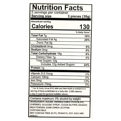 German Laroshell Cherry Filled Chocolates 5.3oz