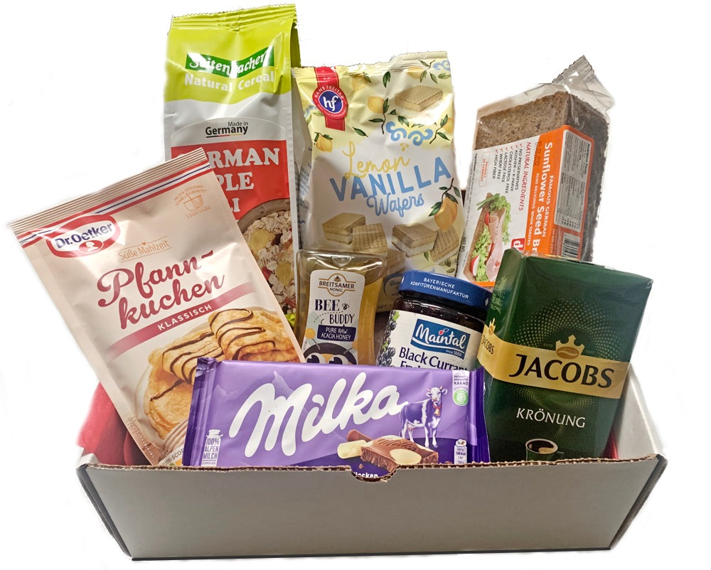 German Breakfast Box - Contains German Bread, Jam, Muesli