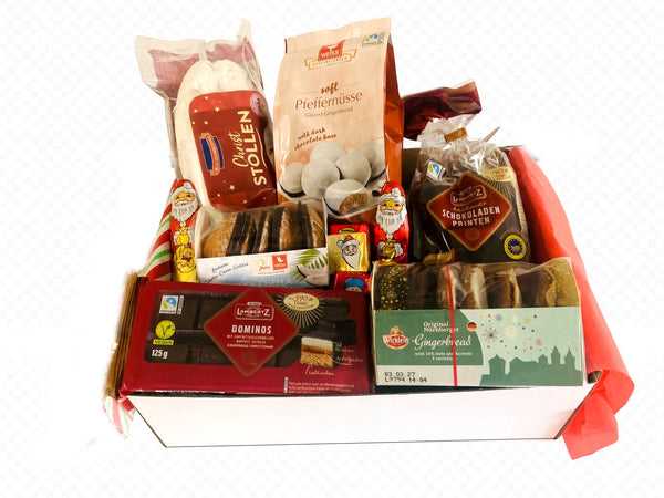 german christmas Box with authentic German christmas items