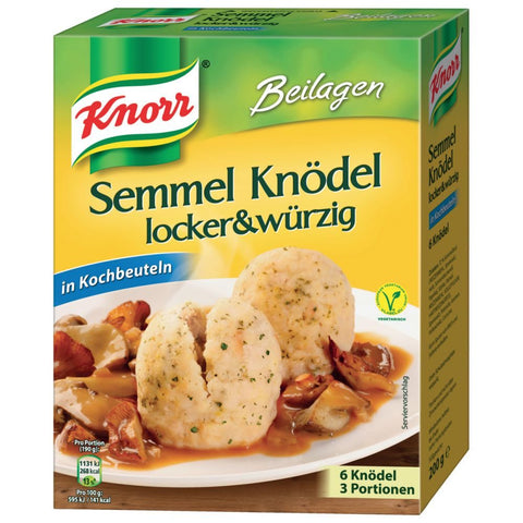 German Bread Dumplings Semmelknödel in Pouch from Knorr