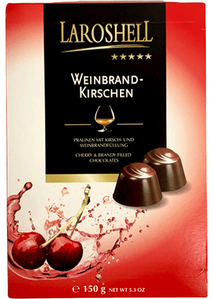 German Laroshell Cherry Filled Chocolates 5.3oz