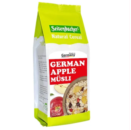 German Muesli Seitenbacher-With Grains, Fruits and Nuts, No Sugar