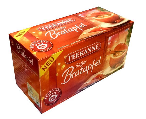 Teekanne Bratapfel Sweet Apple Tea Süsser -