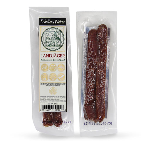 german landjager made in USA - survival snack, meat sticks german style