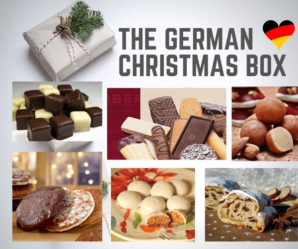 german christmas box with imported german items