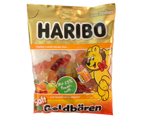 Haribo Gummy Bears Goldbären with Fruit Juice - No Artificial Flavors