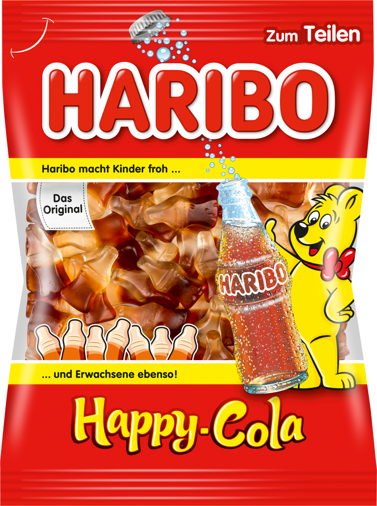 original happy cola Haribo