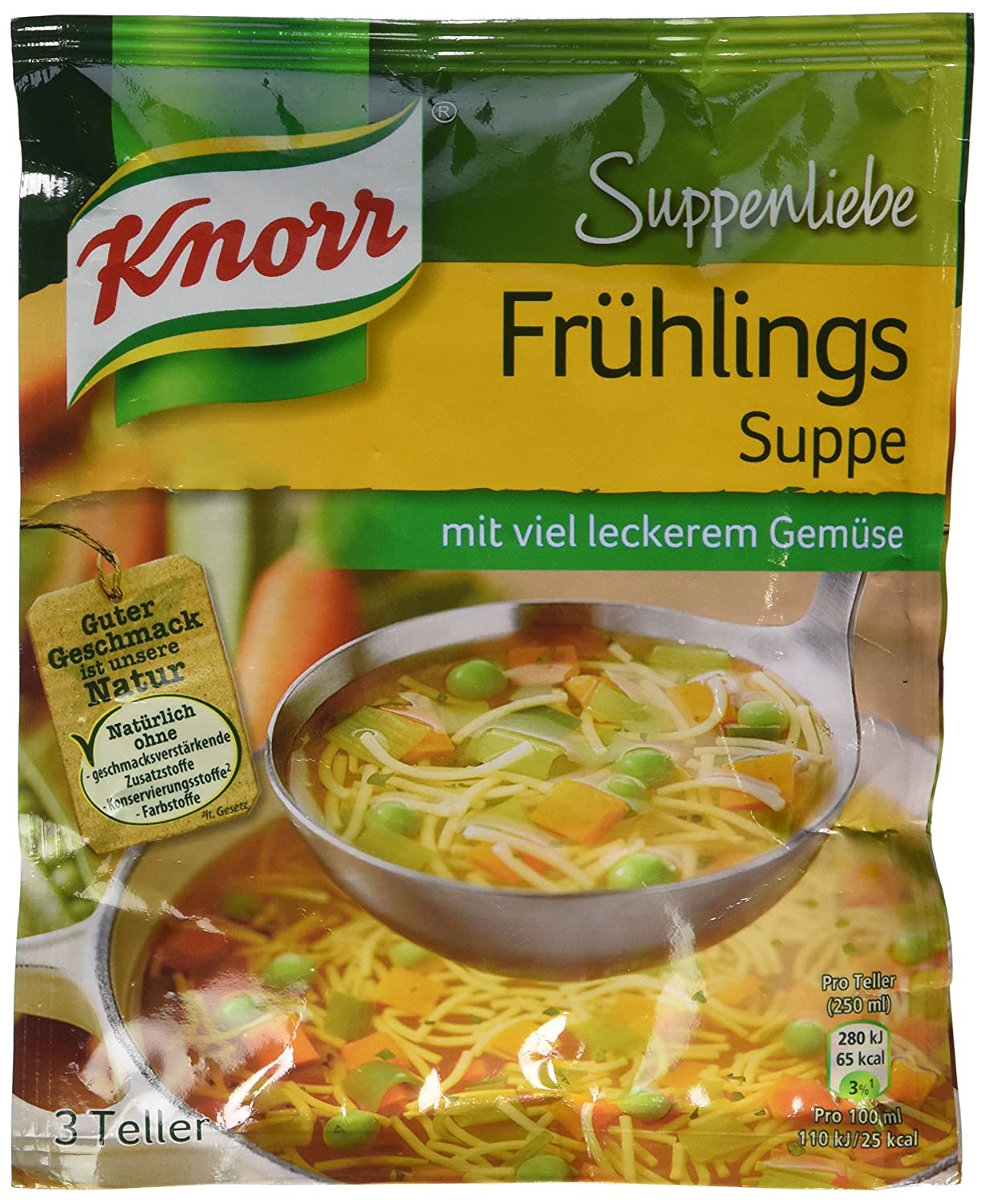 german soup Knorr spring soup Fruehlingssuppe