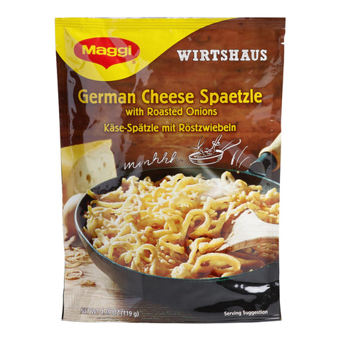 German Cheese Spatzle with Roasted Onions