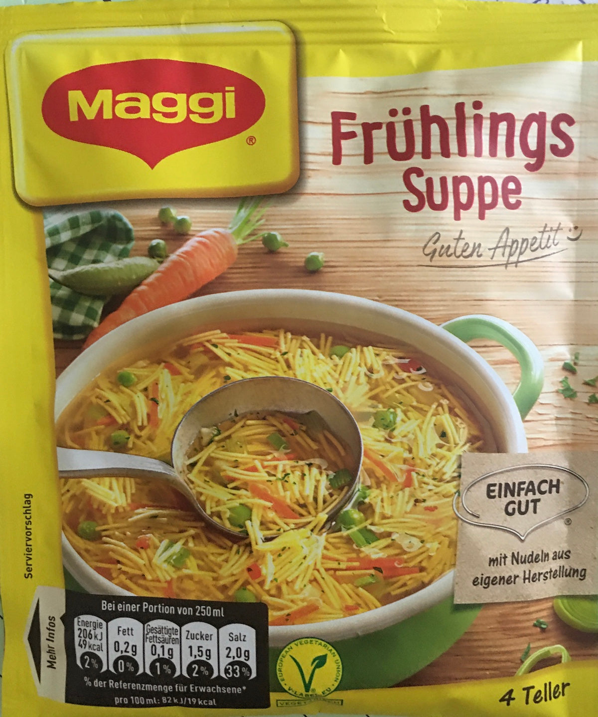 Maggi Spring Soup - Frühlingssuppe  Non-GMO, all natural