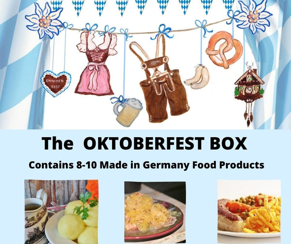 german oktoberfest box with german goodies