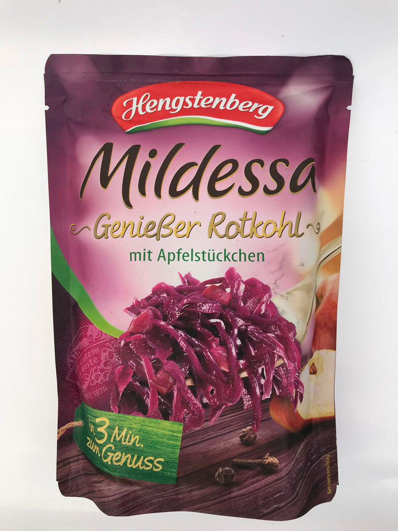 German red cabbage with apples from Hengstenberg in pouch